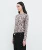 Yunse Long Sleeve Graphic Top (Leopard)