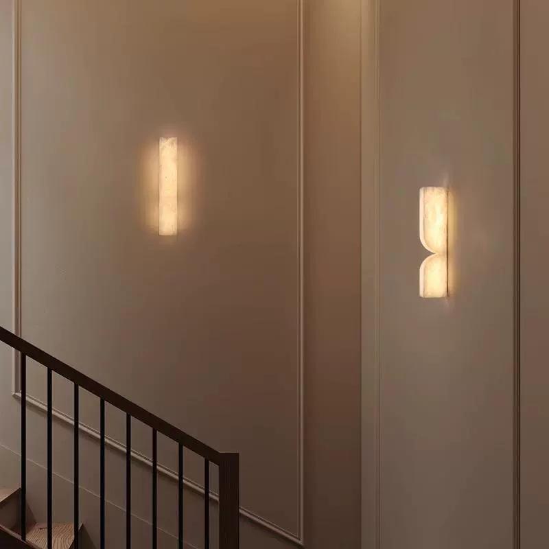 Nordic Modern Luxury Copper Wall Lamp for Bedroom or Living Room