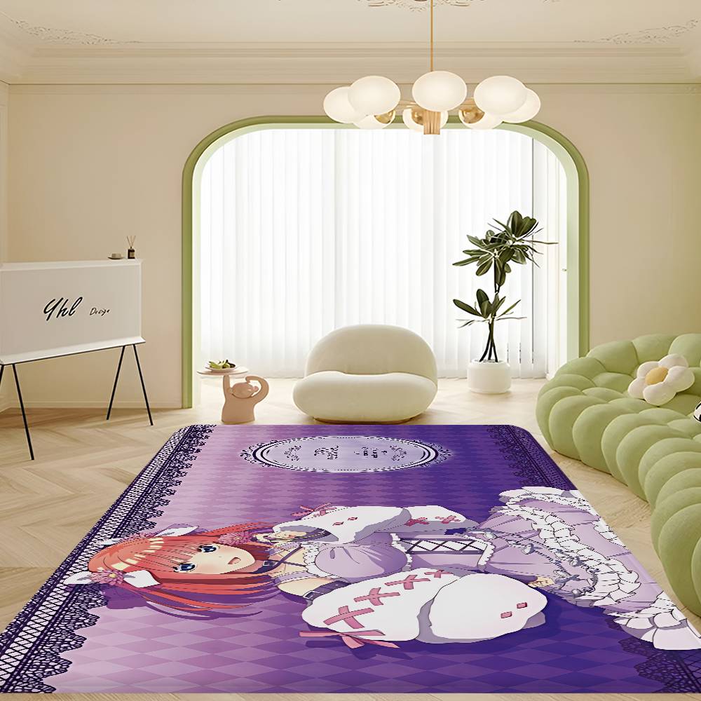 Anime The Q-Quintessential Q-Quintuplets Bathroom Mat Anti-slip Absorb Water Long Strip Cushion Bedroon Mat Welcome Doormat