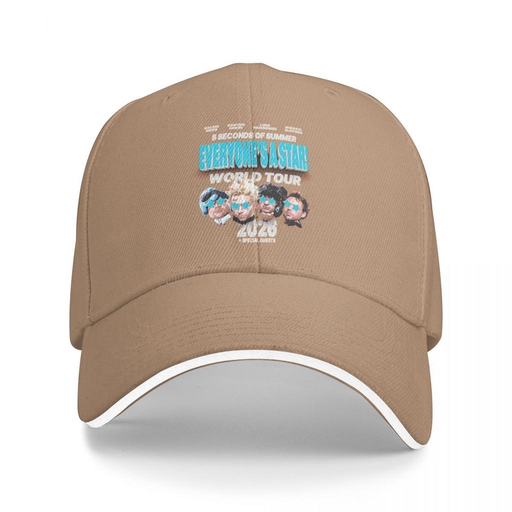 Baseball Caps EVERYONE'S A STAR 5 Seconds Of Summer Trendy Graphic Unisex Sport Summer Hats