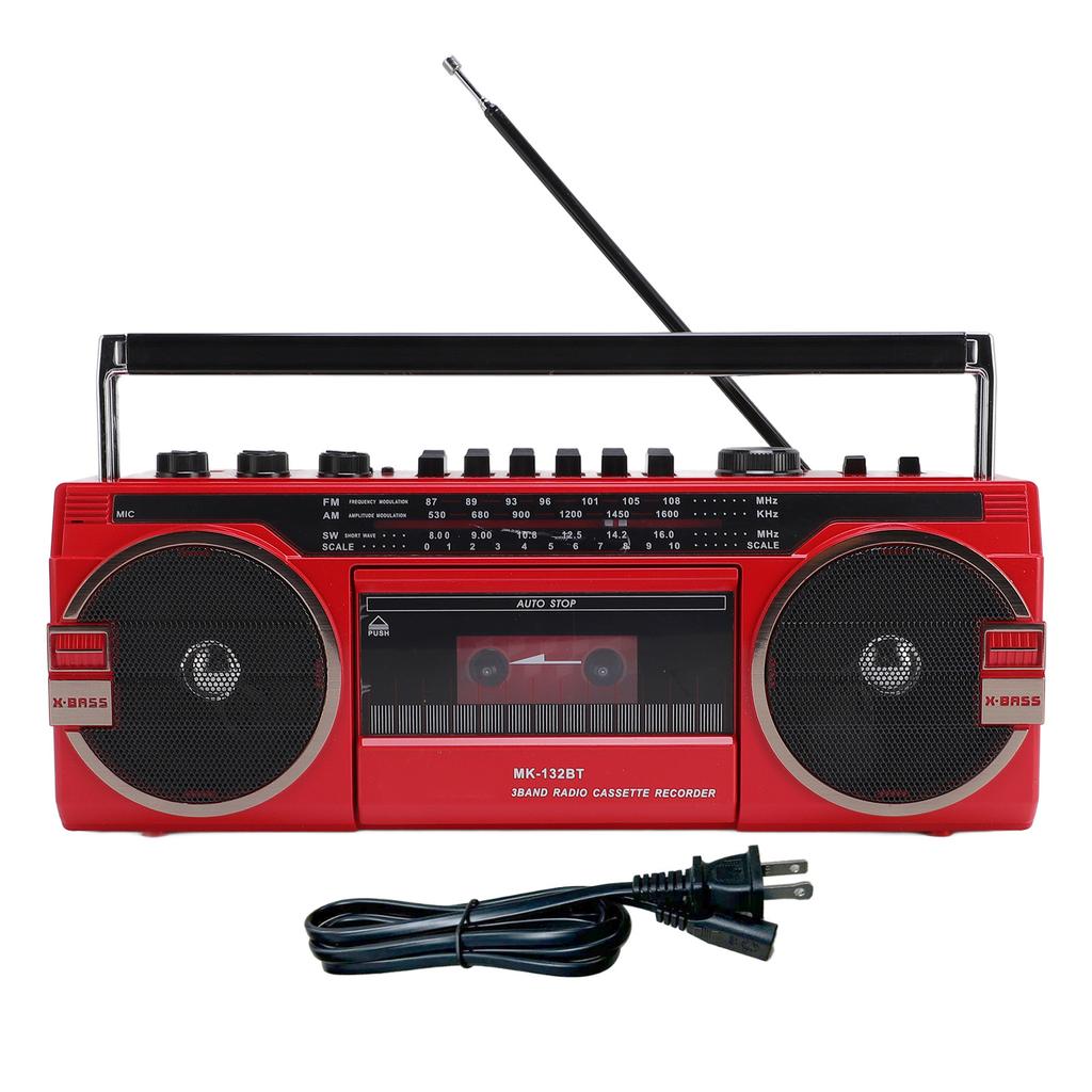 Cassette Tape Player Recorder Battery Operated USB Slot Speaker Radio Cassette Player Recorder for Outdoor