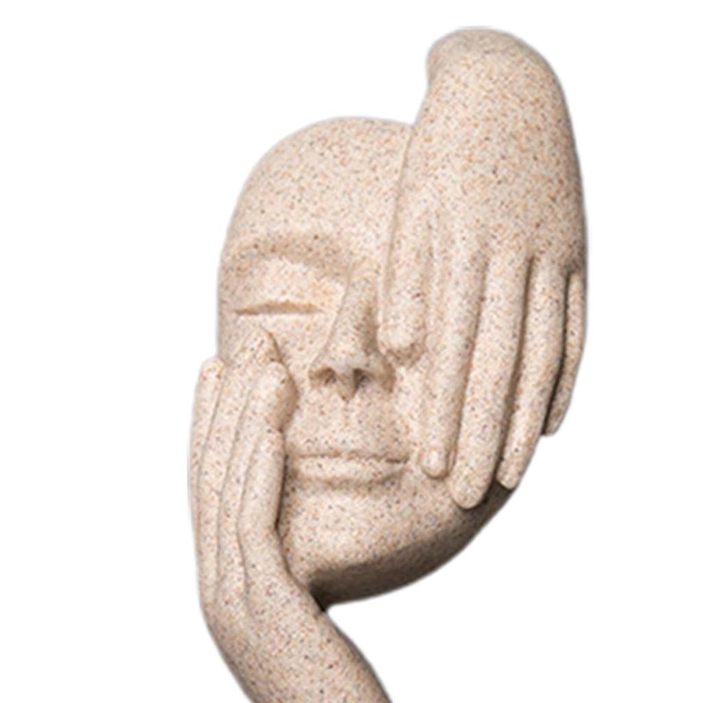 Figurine European Style Gifts Abstract Resin Statue for Home