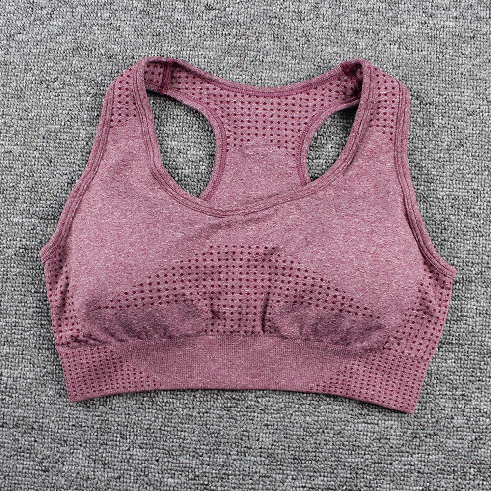 Nahtloser Yogaanzug für Damen: Langärmeliges Punkt-Top & Hochtaillierte Hüfthebende Hose