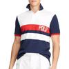 Polo Ralph Lauren Logo Print Color Block Short Sleeve Polo Shirt Men Tops 710746454-001