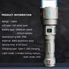 5800 Lumens Flashlight Aluminum Alloy Outdoor Adventure USB-C Charage