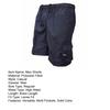 Men Shorts Elastic Waistband Drawstring Large Pockets Cargo Shorts Loose Fit Pure Color Summer Outdoor Sport Shorts