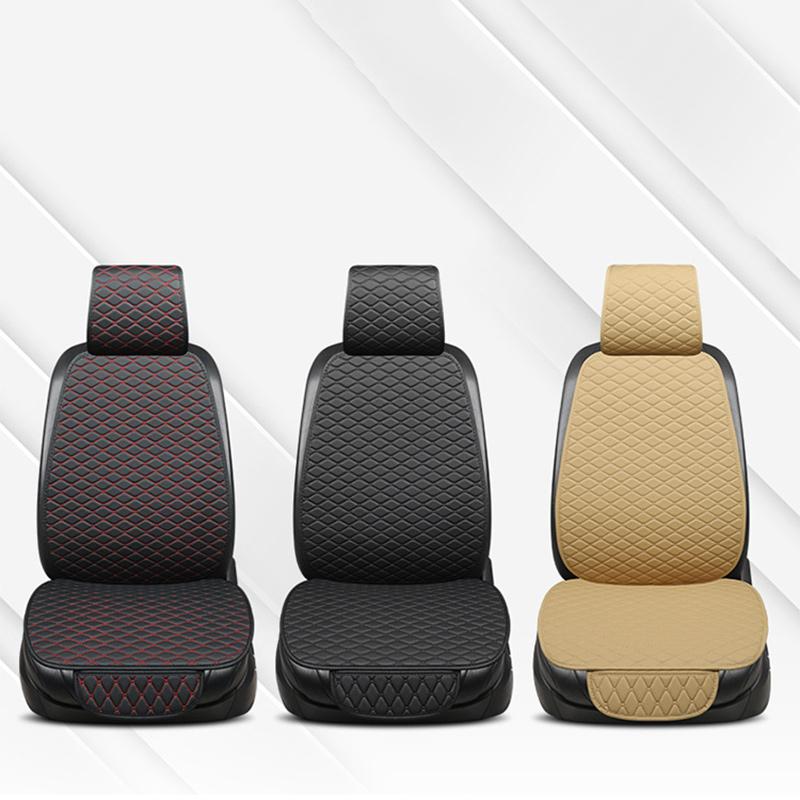 Car Seat Covers Pu Leather Seat Cover Sets Automobiles Universal Auto Interior Cushion Accessories Four Season Protect Set Mats