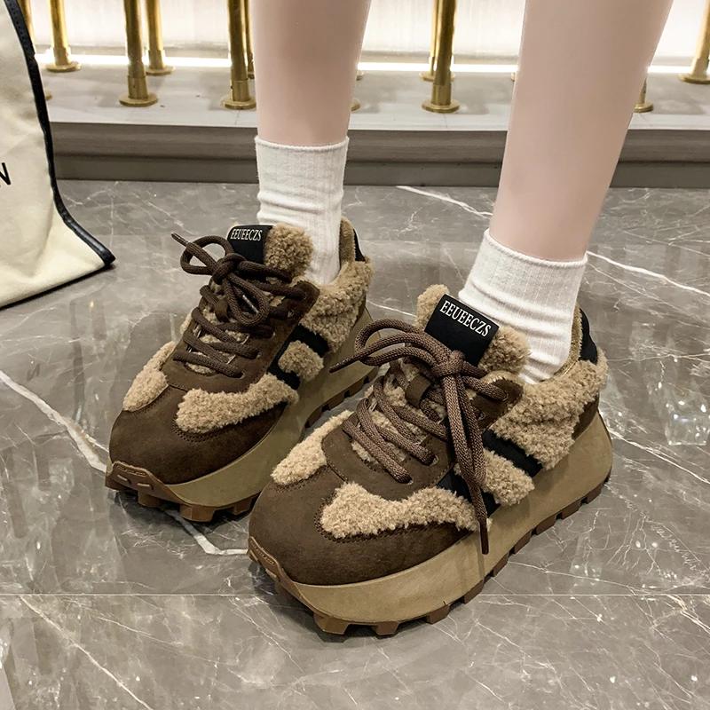 

Кроссовки женские роскошные дизайнерские повседневные высококачественные кроссовки для ходьбы Zapatos De Mujer на шнуровке, разноцветные туфли на платформе