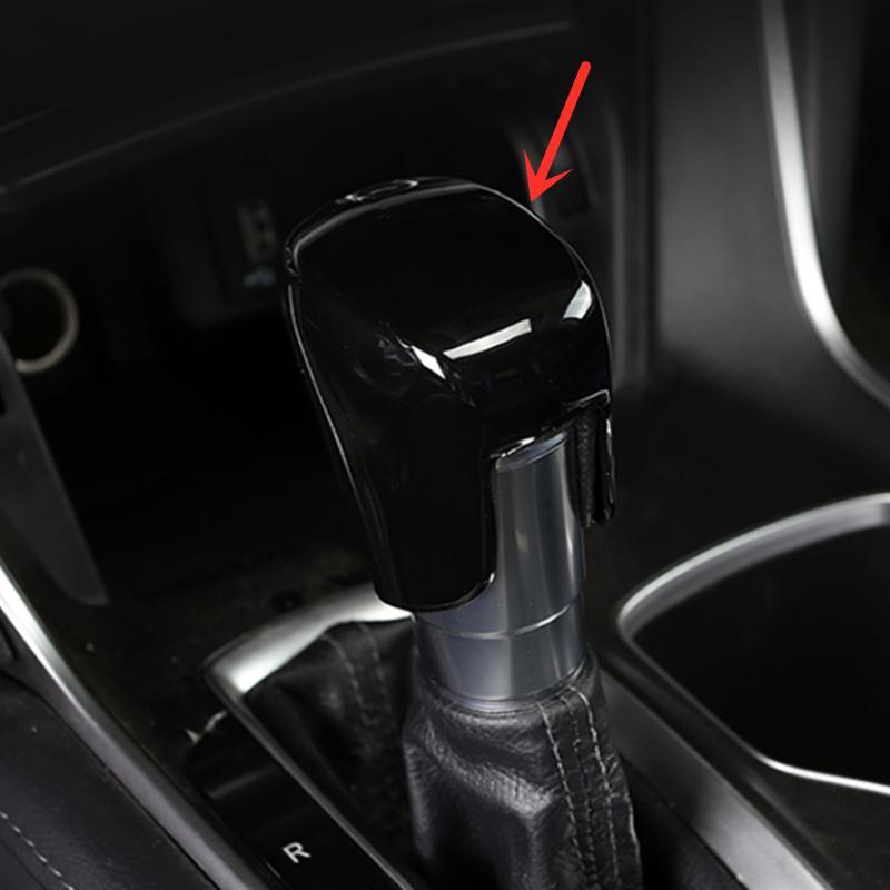 Bright black Gear Shift Knob Cover Trim 1pcs For Honda Civic