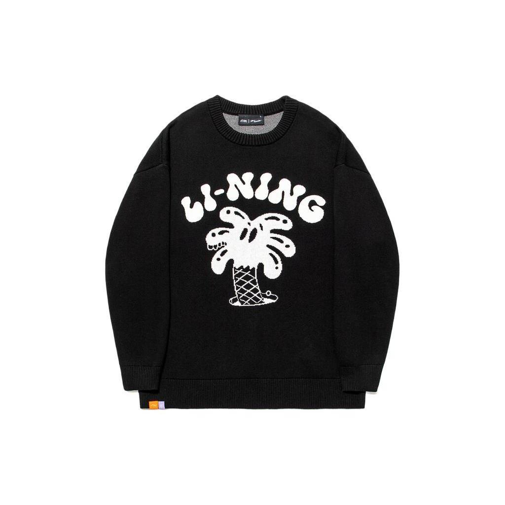 Li Ning x STEVEN HARRINGTON Sweatshirt Men's Black AMBT243-1