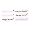 I Love You Drive Safe Car Mirror Stickers Affectionate Reminder Heartfelt Safety Reminder For Women Drivers Car Interior Sticker