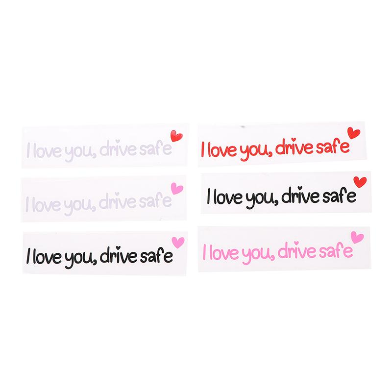 I Love You Drive Safe Car Mirror Stickers Affectionate Reminder Heartfelt Safety Reminder For Women Drivers Car Interior Sticker