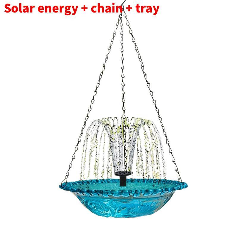 Bird Feeder And Bird Bath Hanging Decor With Automatic Feed System For Garden And Balcony