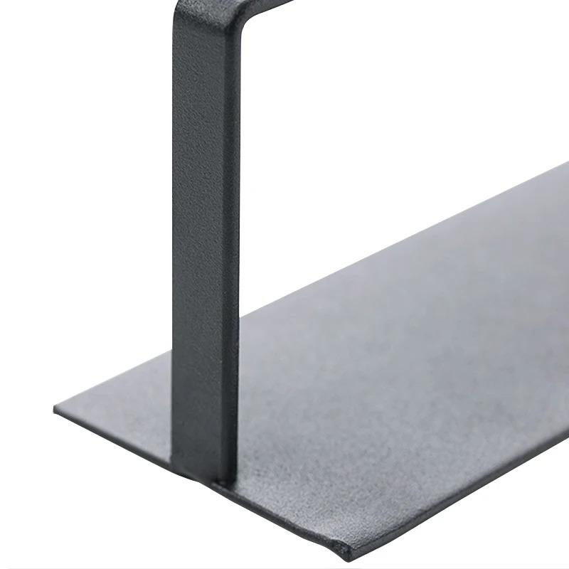 Punching Roll Paper Holder Kitchen Tissue Holder Cling Film Storage Holder self-adhesive Seamless Wall Mounted Storage Rack