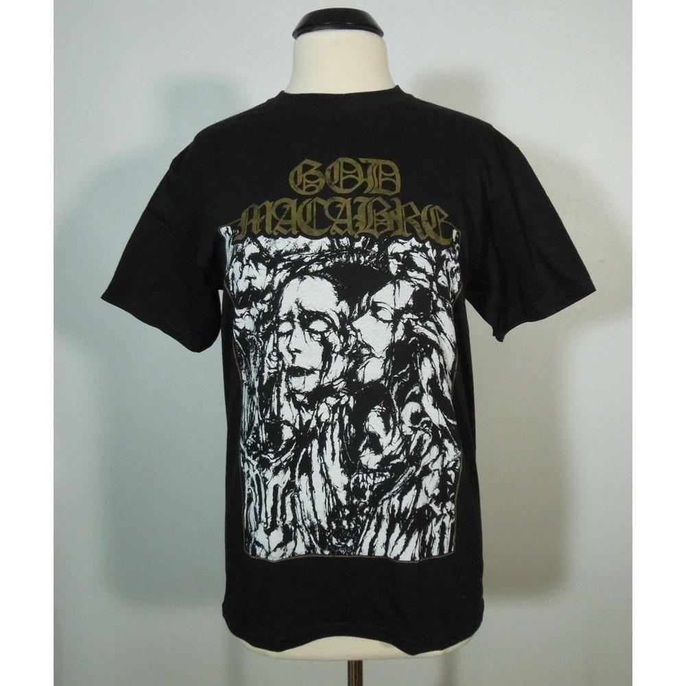 GOD MACABRE Grave S SMALL T-Shirt Black Band Logo Unisex T-Shirt S