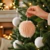 Foam Xmas Bauble Fluff Texture Foam Ball Pendant Creative Christmas Decoration  Holiday Party Decor