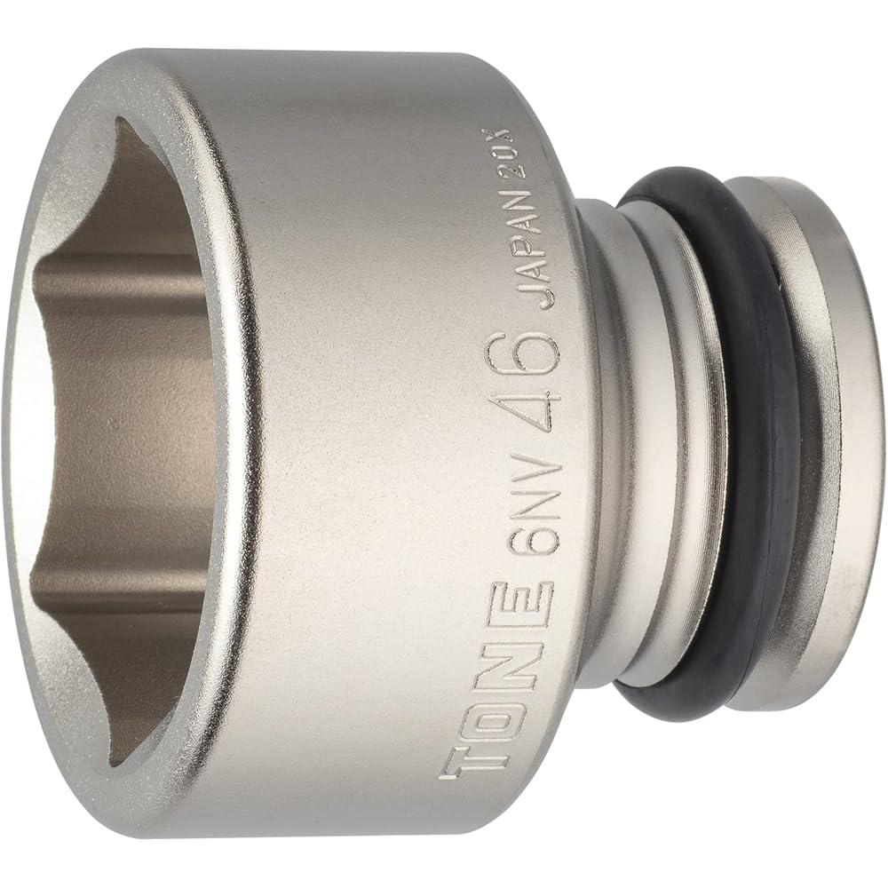 TONE Impact Socket 6NV-46 19mm Drive Size 46mm Width Steel Tool