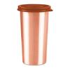 Copper Drinking Water Tumbler with Lid, 1 Piece, 480 Ml, Copper | 100% Leak Proof | Office | Gym | Yoga | Home | Kitchen | Hiking