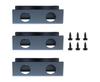 Under Desk Laptop Bracket with Wall Mount Option for Laptops Tablets Keyboards and Routers 10.3x3cm Sturdy Carbon Steel