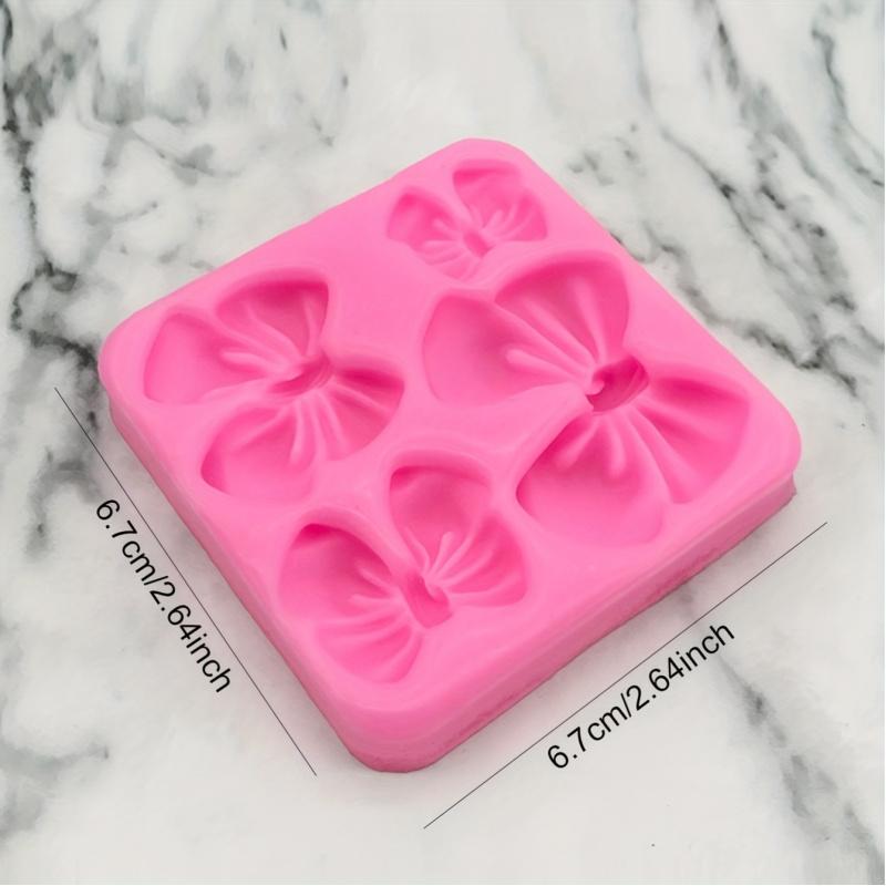 Silikon Schleife Blume Form, 1 Stück, Flexibel und Wiederverwendbar für Schokolade, Fondant, Kuchen- und Cupcake-Dekoration