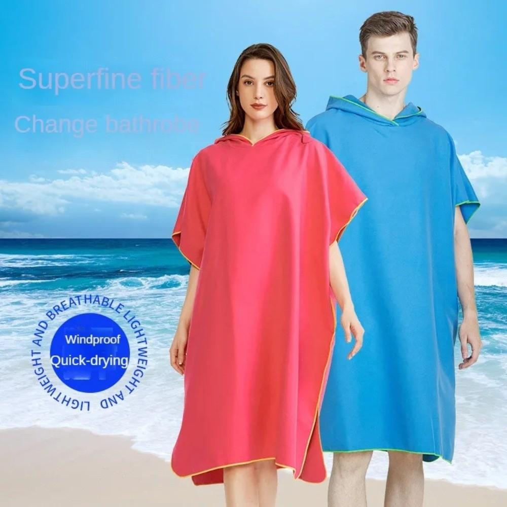 Microfiber Quick-drying Swimming Towels Hooded Beach Poncho Towels Swimming Dry Towels  Beach