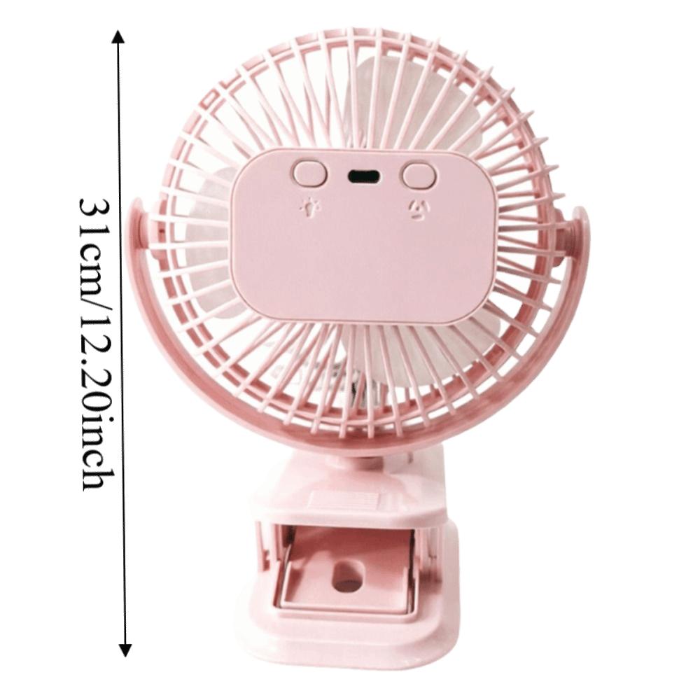 High Wind Portable Hanging Fan High Airflow Mini Wind Fan USB Charging Quiet Fan  Outdoor Camping
