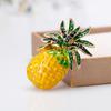 Creative Fruit Pineapple Brooch Pin Shirt Scarf Dress Women Jewelry Decor Gift