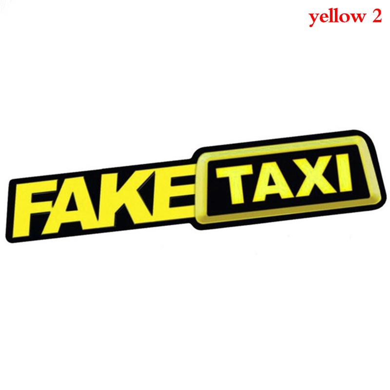 Universal Fake Taxi Car Auto Sticker Decal Emblem Selvklebende Vinyl For Bil