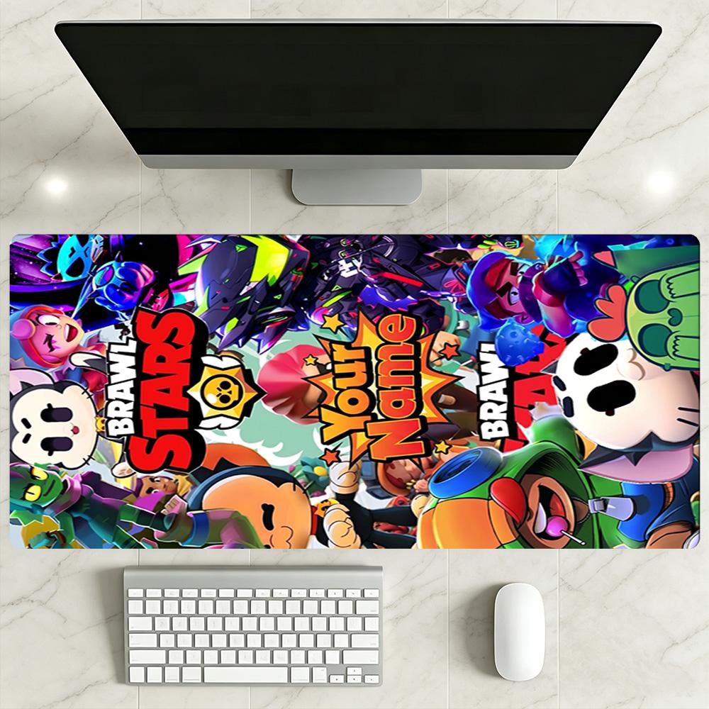 Supercell Personalized Name Mouse Pad Keyboard Pad Desktop Mouse Pad Non-Slip Rubber Bottom Perfect for Office Laptop Gaming Setup