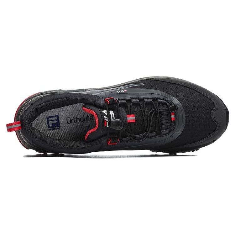 FILA Lynx Fashion Comfortable Fabric Low-Top Running Shoes Men sneaker Black A12M241207FBA