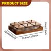 Compartmentalized Serving Tray for Dried Fruit, Sturdy, Portable, Multifunctional, Dustproof,