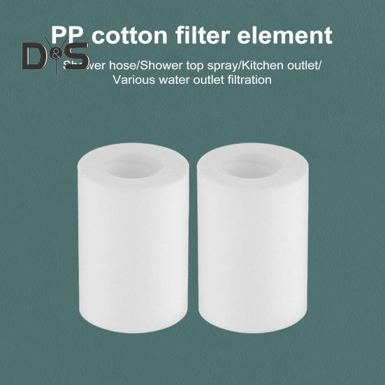 Bath Filter with High-Density PP Cotton Core Replaceable Filter Element Standard Interface Design Shower Hose Compatible Filter