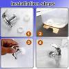 Complete 8Pcs Brewing Tap Set With Lock Nut And Extra Sealing Tape For Secure Installation On Various Container