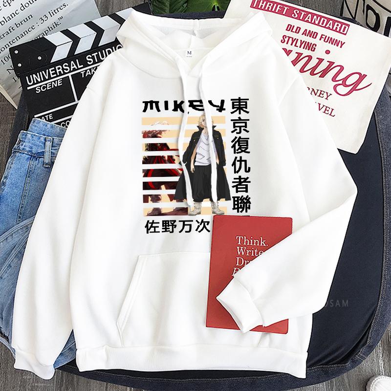 Tokyo Revengers Sano Manjirou Japan Anime Hoodies Men Women Streetwear Harajuku Fashion Hip Hop Oversized Long Sleeve Sweatshirt