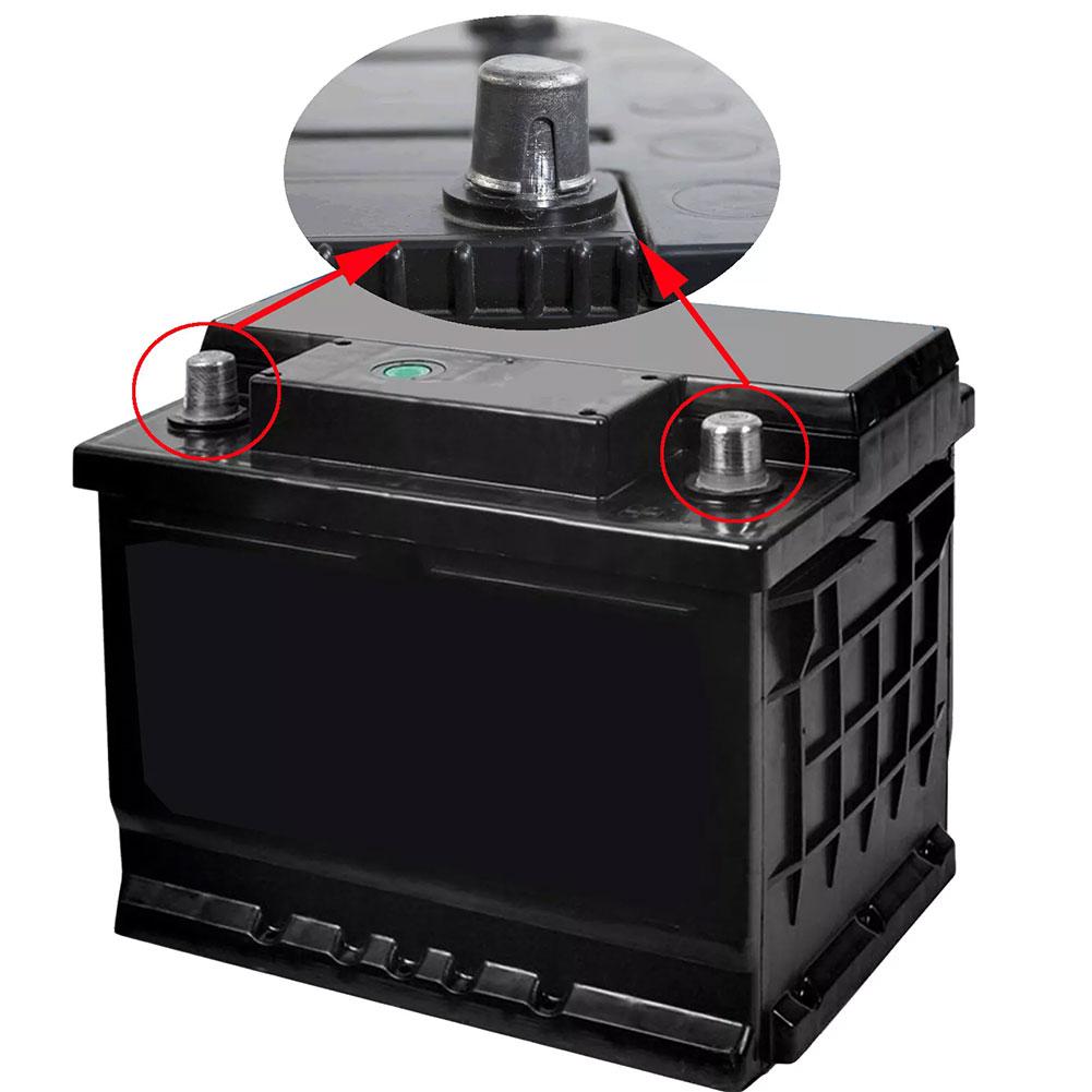 2Pcs Car Auto Truck Battery Post Repair Shims For Worn Down Posts Loose Terminal Posts Tool Accessories Parts Positive Negative