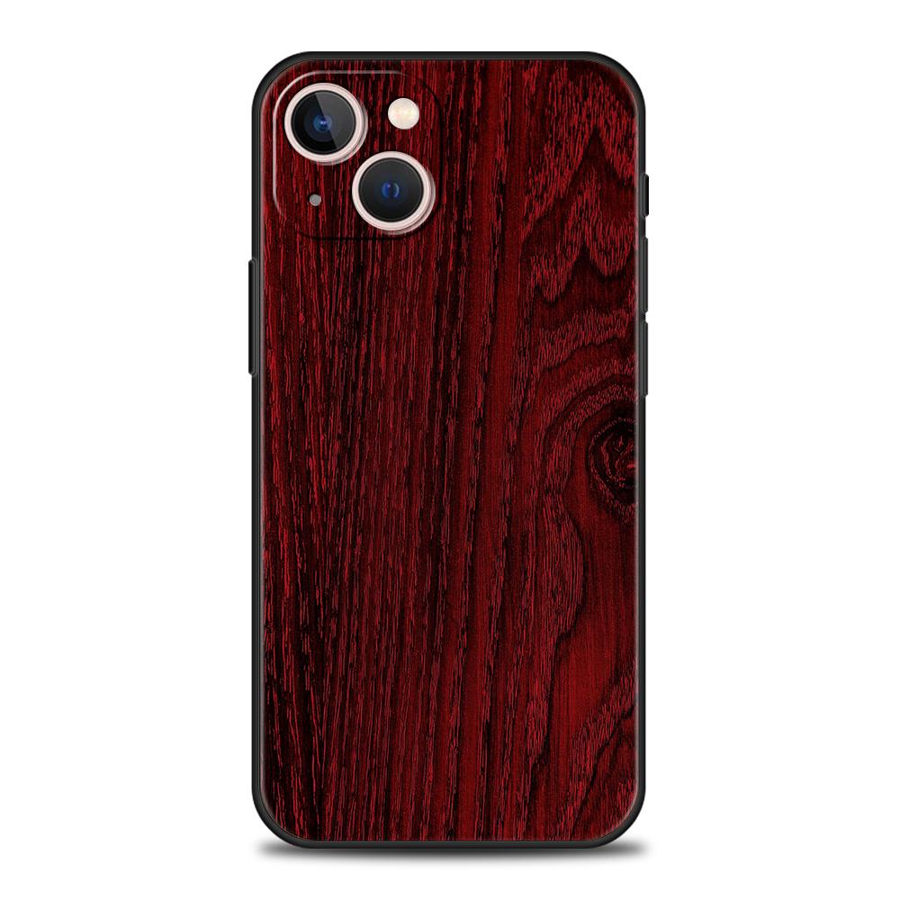 Carved Wood Phone Case Cover for iPhone 16 15 14 13 12 Pro Max XR XS X 11 7 8 Plus Shockproof Silicone Soft Shell Capas Coque