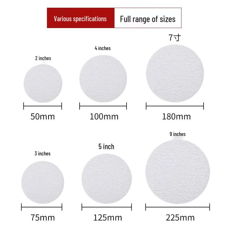 Fa Xian Qi Flocking Sandpaper Discs