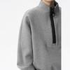 Designer Zip-up Stand Collar Sweatshirt Men Vibe Streetwear Loose Casual Couple Top