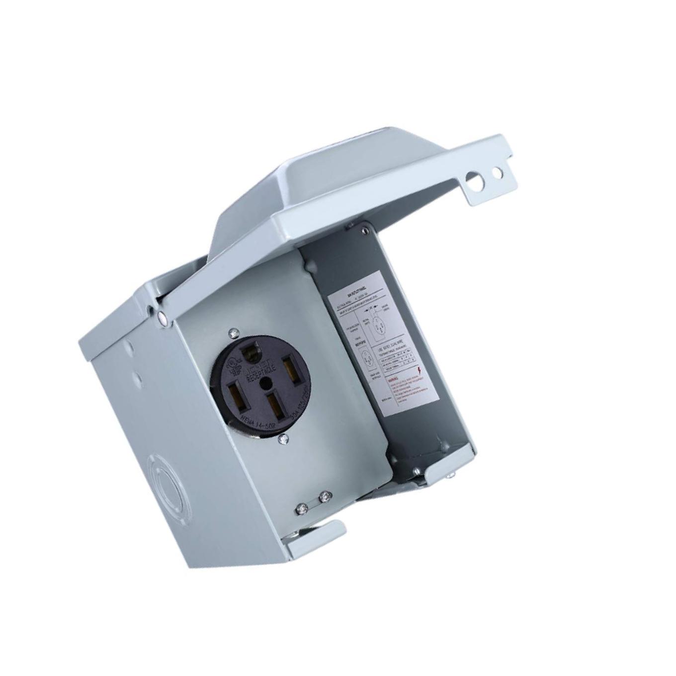 

RV Power Outlet Panel Box Electrical Receptacle Panel 30Amp NEMA L5 30