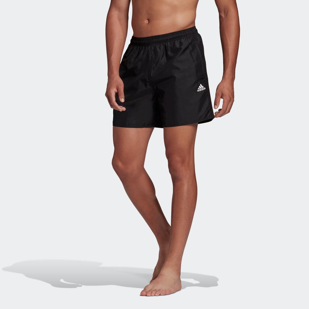 Adidas Solid Swim Shorts Swimming Shorts Men's Black GQ1081