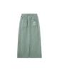 Rest And Recreation Velvet Maxi Skirt - Mint