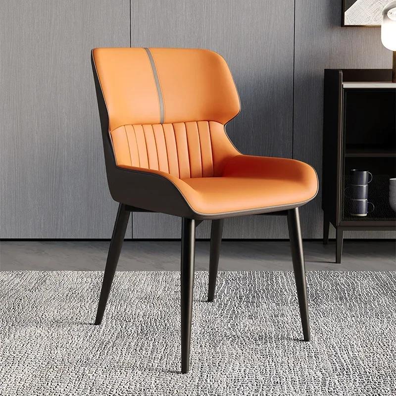 Designer Dining Chair Light Luxury Household Furniture Modern Minimalist Backrest Seat Lounge Chair Luxury Dining Room