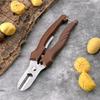 Multipurpose Chestnut Scissors Peeler Chestnut Shell Peeling and Leather Clip Cross Cutting Knife Chestnut Peeler For Kitchen
