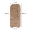 Winter Stroller Seat Cushion, Thick, for Stroller Car Seats and Baby Chairs, with Backrest, Warm, Fluffy, Faux Fur Fabric, Washable, Solid Color, for