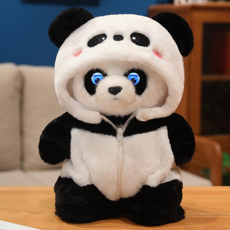 AI-Powered Panda Robot Plush Toy - Children s Claw Machine Doll Gift 30cm