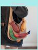 Cotton Large Capacity Tote Bag For Women With Open Top And Inner Card Pocket For Daily Use