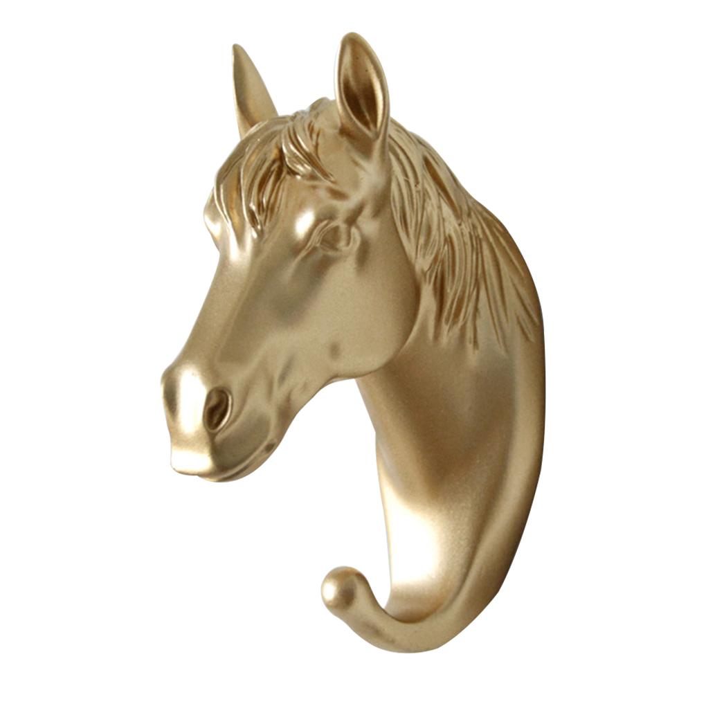 Animal Wall Hanger Hanging Hook Decor Clothes Craft Resin Ornament Decorative Supply for Bedroom Office Corridor