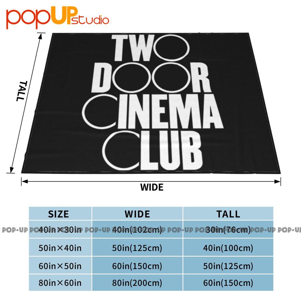 Two Door Cinema Club Ultra-Soft Blanket Quilt Winter Sofa Cover Bed Covers