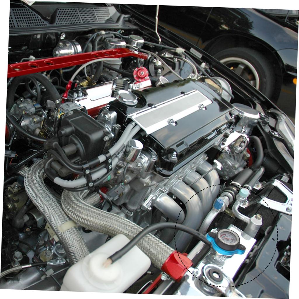 PartyKindom Cover Car Accessories Tank Thermostat Radiator Cap Car Radiator Tank Cover Radiator Cover Thermostat