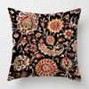 Home Decor Colorful Ethnic Pattern Digital Print Pillow Covers Pattern Cushion Cover Suitable for Sofa Bedroom Car Pillow Cover